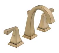 Delta Faucet 3551-CZMPU-DST Dryden Two Handle Bathroom Widespread Faucet, Champagne Bronze