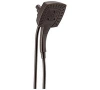 Delta Faucet 5-Spray In2ition 2-in-1 Dual Hand Held Shower Head with Hose, Magnetic Docking Handheld Shower Head, Venetian Bronze 58474-RB25