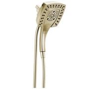 Delta Faucet 5-Spray In2ition Dual Shower Head with Handheld Spray, H2Okinetic Shower Head with Hose, Showerheads, Magnetic Docking, Lumicoat Polished Nickel 58474-PN-PR25