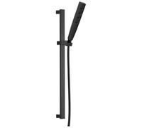 DELTA Faucet 51140-BL H2Okinetic 5-Setting Slide Bar Hand Shower, Matte Black
