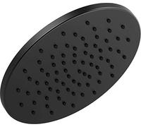 Delta Faucet 52158-BL Single-Setting Metal Raincan Shower Head, Matte Black