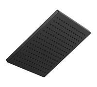 DELTA FAUCET 52159-BL25 Single-Setting Metal Raincan Shower Head, Matte Black, 2.5 GPM Water Flow