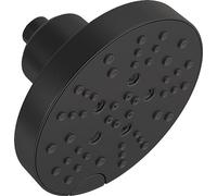 Delta Faucet 52668-BL UniversalShoweringComponents H2Okinetic 5-Setting Raincan Shower Head, Matte Black