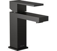 Delta Faucet 567LF-BLGPM-PP Modern Handle Lavatory Faucet Single Hole, Matte Black