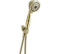 Delta Faucet 59346-PB-PK Premium 7-Setting Shower Mount Hand Shower, Polished Brass,