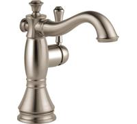 Delta Faucet 597LF-SSMPU Cassidy Single Hole-Single Handle-4-Inch Plate/Metal Pop-up, Stainless