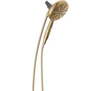 Delta Faucet 6-Spray SureDock Magnetic Shower Head with Handheld Spray, Gold Shower Head with Hose, Showerheads & Handheld Showers, Handheld Shower Heads, Hand Shower, Champagne Bronze 75613-CZ