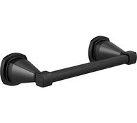 Delta Faucet 77608-BL Stryke Mini Towel Bar, Flat Black, 8 inch