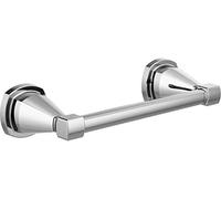 Delta Faucet 77655 Stryke Swivel Toilet Roll Holder with Double Post, Chrome