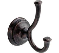 Delta Faucet 79735-RB Cassidy Double Robe Hook, SpotShield Venetian Bronze