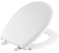 Delta Faucet 801902-WH Sanborne Round Front Slow-Close Toilet Seat, White