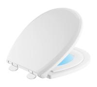 Delta Faucet 823902-N-WH Sanborne Round Potty Training Nightlight Toilet Seat with Slow Close, White