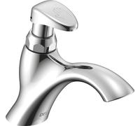 Delta Faucet 87T105 87T Single Hole Metering Slow-Close Bathroom Faucet, Chrome