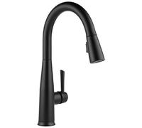 Delta Faucet 9113T-BL-DST Essa Single Handle Pull-Down Kitchen Faucet with Touch2O Technology and MagnaTite Docking, Matte Black