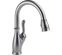 Delta Faucet 9178-DST Leland Single Handle Pull-Down Kitchen Faucet with Magnetic Docking, Chrome