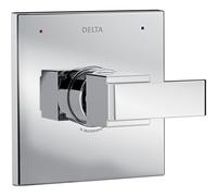 Delta Faucet Ara 14 Series Single-Function Shower Handle Valve Trim Kit, Chrome T14067 (Valve Not Included)