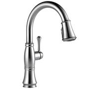 Delta Faucet Cassidy Brushed Nickel Kitchen Faucet, Kitchen Faucets with Pull Down Sprayer, Kitchen Sink Faucet, Faucet for Kitchen Sink with Magnetic Docking, Lumicoat Arctic Stainless 9197-AR-PR-DST