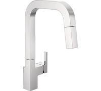 Delta Faucet Junction Pull Down Kitchen Faucet Chrome, Chrome Kitchen Faucets with Pull Down Sprayer, Kitchen Sink Faucet, Faucet for Kitchen Sink with Magnetic Docking Spray Head, Chrome 19825LF