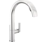 Delta Faucet Keele Pull Down Kitchen Faucet Chrome, Chrome Kitchen Faucets with Pull Down Sprayer, Kitchen Sink Faucet, Faucet for Kitchen Sink with Magnetic Docking Spray Head, Chrome 19824LF