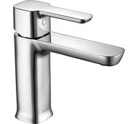 Delta Faucet Modern Single Hole Bathroom Faucet, Single Handle Bathroom Faucet Chrome, Bathroom Sink Faucet, Drain Assembly, Chrome 581LF-PP