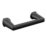DELTA FAUCET Rubber Limited 772500-BL Galeon Wall Mount Pivot Arm Toilet Paper Holder Bath Hardware Accessory in Matte Black