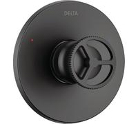 Delta Faucet Trinsic Matte Black Shower Valve Trim Kit for Black Shower Systems and Shower Faucets, Delta Shower Handle Replacement, Shower Faucet Handle, Matte Black T14058-BL (Valve Not Included)