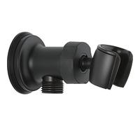 Delta Faucet U4985-BL-PK UniversalShoweringComponents Adjustable Wall Mount Elbow, Matte Black