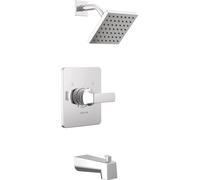 Delta Faucet Velum 14 Series Single-Function Chrome Tub and Shower Faucet Set, Valve Trim Kit, Shower Handle, Delta Shower Trim Kit, Shower Set, Chrome T14437 (Valve Not Included)
