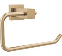 Delta Faucet Velum Toilet Paper Holder, Gold Wall Mounted Toilet Paper Holder, Tissue Holder, Champagne Bronze IAO20851-CZ