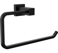 Delta Faucet Velum Towel Ring, Black Bathroom Wall Mounted Ring, Hand Towel Ring, Towel Holder, Matte Black IAO20846-BL
