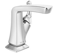 Delta Faucet Vesna Single-Handle Bathroom Faucet with Drain Assembly and Worry-Free Drain Catch, Chrome 15789LF