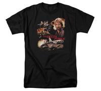 Delta Force Action Pack T Shirt Mens War Movie Tee Black 2XL BlackL