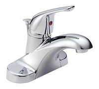 Delta Foundations B510LF Single Handle Centerset Bathroom Faucet, Chrome