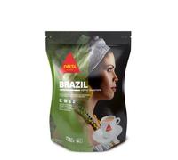 Delta Ground Roasted Coffee from BRAZIL for Espresso Machine or Bag 250g