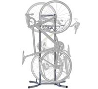 Delta Heavy Duty 2 Bike Upright Rack Cycle - Freestanding Vertical Bike Storage Rack Holds Up to 150 lbs - Tool-Free Adjustable Bike Stand for E-Bikes, MTB, Fat Tire & Road Bike