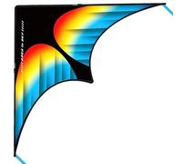 Delta Kite for Adults and Children - 60 x 30 inches - Single Line Flight Kite, Easy to Fly - Complete with 300 ft Kite Line and Handle