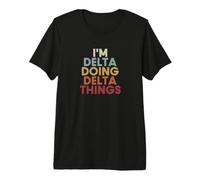 Delta Name Delta Personalized Name First Given Premium T-Shirt