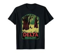Delta National Forest Mississippi Retro T-Shirt