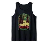Delta National Forest Mississippi Retro Tank Top