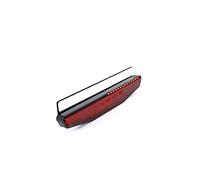 Delta Parts - Reflector Rear Reflector for Motorcycle - Rear Cat's Eye - Reflector Including Mounting Plate Made of Self-Adhesive Aluminium - Motorcycle Accessories Reflectors Sticker. Made in Germany