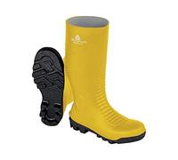 DELTA PLUS Bronze2 S5 SRA Safety Wellington Boots - Slip Resistant - Color: Yellow-Black - Size: 11