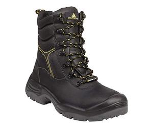 Delta Plus CALYPS3NO48 Calypso S3 SRC Buffalo Smooth Leather Boot, Size 48, Black, Pack of 5