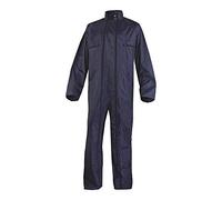 Delta Plus CO400MAXG CO400 PVC Coated Polyester Rain Coverall, Size XL, Navy Blue, Pack of 20