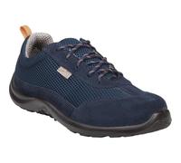 Delta Plus Como S1P navy blue metal toe/midsole safety trainer shoe