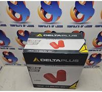 Delta Plus Earplugs CONIC SNR 37dB - Box of 200 Pairs of Disposable Foam Earplugs