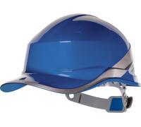 Delta Plus DIAM5 Baseball Shape Safety Cap, Adjustable, Blue