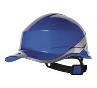 Delta Plus DIAM5 Baseball Shape Safety Cap, Adjustable, Blue