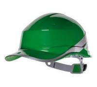 Delta Plus Safety Helmet DIAMOND V - Green ABS, High-Visibility, Electrically Insulated