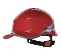 Delta Plus Safety Helmet DIAMOND V - Red ABS High-Vision Electrically Insulated