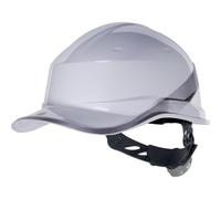 Construction Helmet ABS White Type Baseball Cap Diamond V